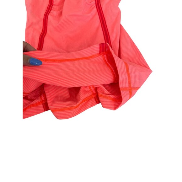 LULULEMON Orange Seamed Workout Tank Top Size US 4 - Picture 7 of 7